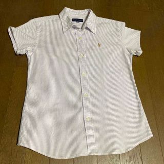 ラルフローレン(Ralph Lauren)のラルフローレン　ボタンダウンシャツ　半袖　160cm(Tシャツ/カットソー)