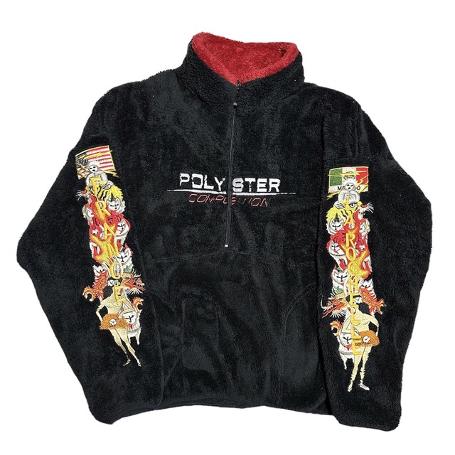 再再再..販 doublet カオス刺繍フリースジャケット www