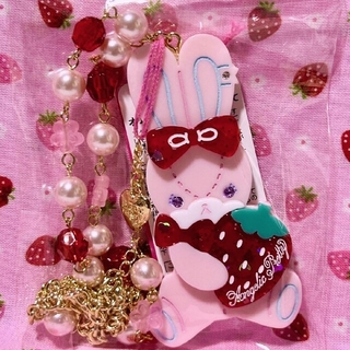 Angelic Pretty - ☆Lyrical Bunny Parlorネックレス〈ピンク〉☆の 