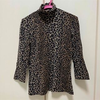 マックスマーラ(Max Mara)のMaxMara ヒョウ柄 タートルネック Mサイズ(ニット/セーター)