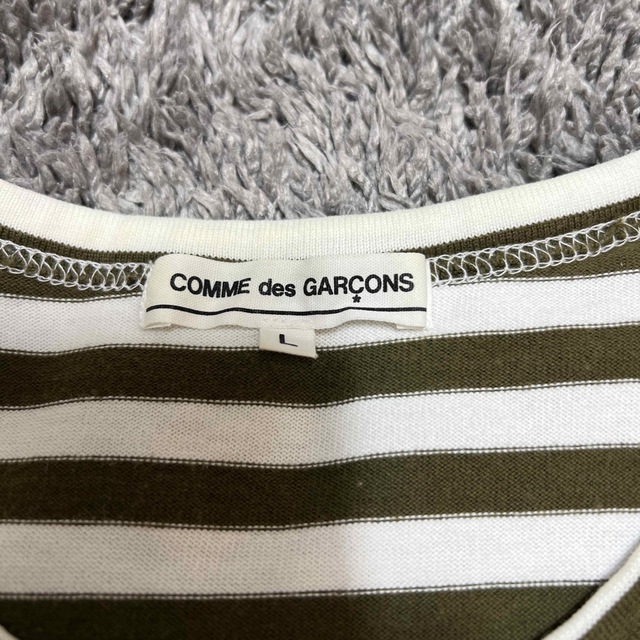 COMME des GARCONS(コムデギャルソン)のコムデギャルソン　ボーダーカットソー　L メンズのトップス(Tシャツ/カットソー(七分/長袖))の商品写真