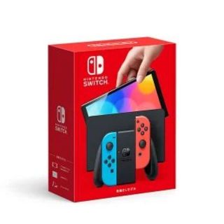 ニンテンドースイッチ(Nintendo Switch)のNintendo Switch（有機ELモデル）ネオンブルー/ネオンレッド(家庭用ゲーム機本体)