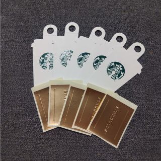 スターバックスコーヒー(Starbucks Coffee)のスターバックス　タグ＆シール　各5枚ずつ　プレゼント用(ラッピング/包装)