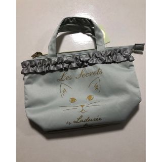 Les Merveilleuses LADUREE - 《最終価格》ラデュレ・バッグ《猫》シルバー