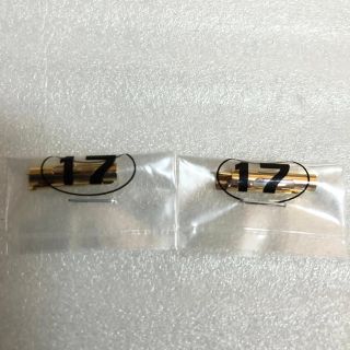 ゴールド　幅17mm  2ペアセット　腕時計ステンレスベルト用フィット管(金属ベルト)