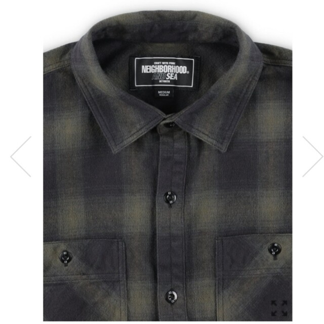 NEIGHBORHOODXWDS OMBRE CHECK SHIRT LS