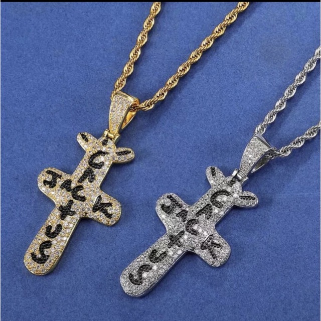 サボテン型 カクタスジャック ブリンブリン ネックレス ゴールド シルバー メンズのアクセサリー(ネックレス)の商品写真