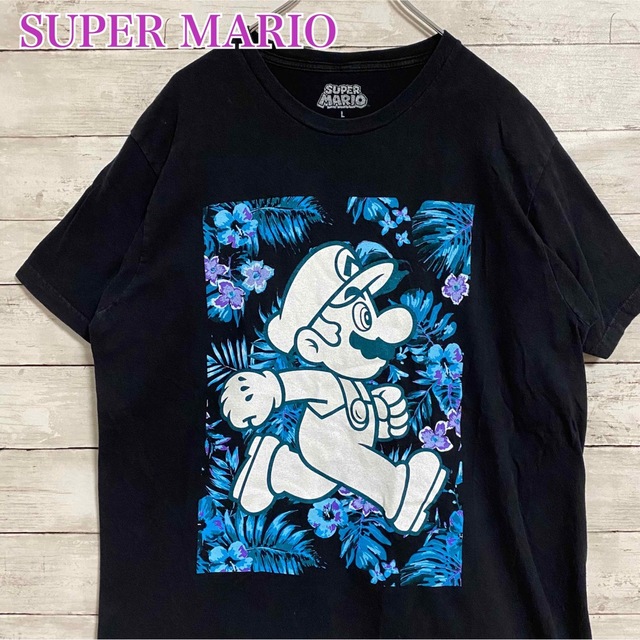 Super Mario スーパーマリオ ロングTシャツ Lサイズ