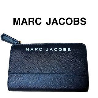 マークジェイコブス(MARC JACOBS)の新品未使用　マークジェイコブス 二つ折り財布 財布 ラウンドファスナー ブラック(財布)