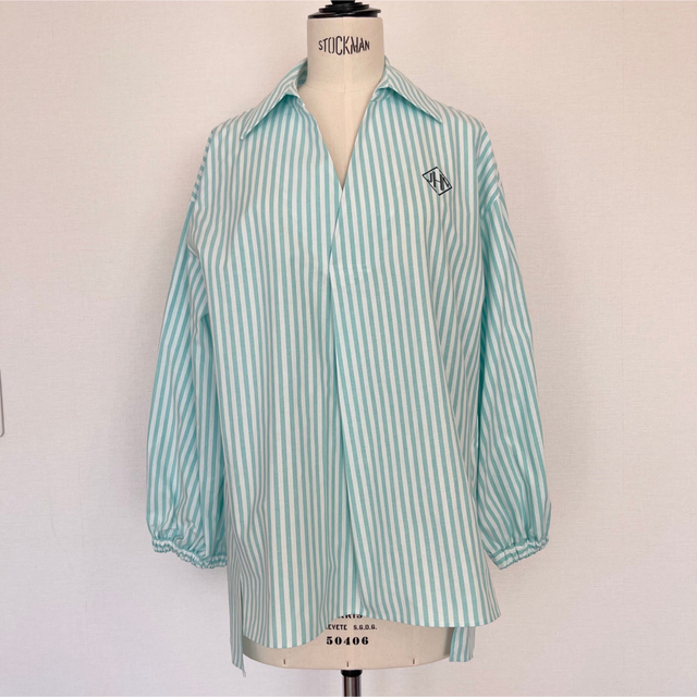 jnheartsJNhearts　Stripe Shirts/Green