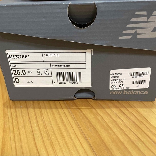 New Balance(ニューバランス)の新品 new balance スニーカー MS327RE1 26cm メンズの靴/シューズ(スニーカー)の商品写真