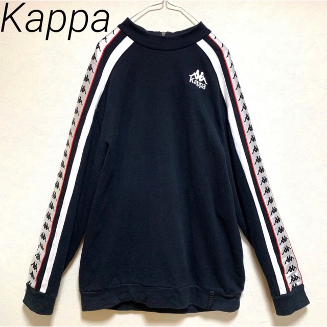 【良品】KAPPA カッパ サイドライン ロゴ スウェット