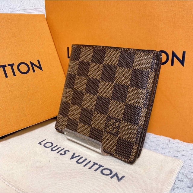 美品　LOUIS VUITTON ルイヴィトン ダミエ　ポルトフォイユ　折り財布