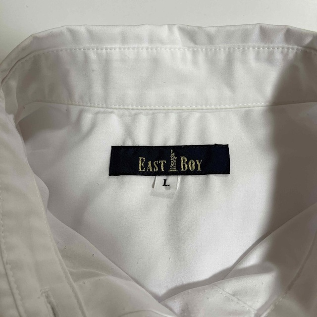 EASTBOY(イーストボーイ)のイーストボーイ　白シャツ　ブラウス レディースのトップス(シャツ/ブラウス(長袖/七分))の商品写真