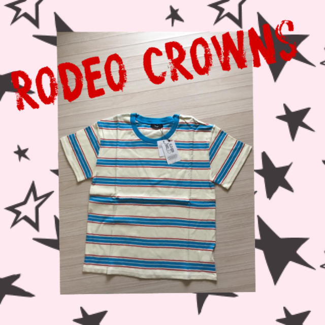 RODEO CROWNS(ロデオクラウンズ)のロデオ ボーダーTシャツ レディースのトップス(Tシャツ(半袖/袖なし))の商品写真