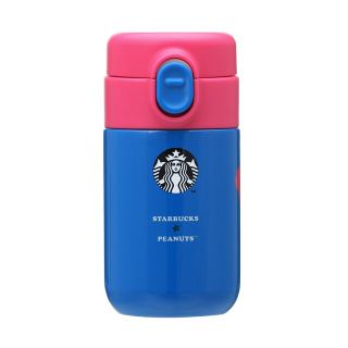 スターバックスコーヒー(Starbucks Coffee)のSTARBUCKS　スヌーピー　ステンレスプチボトル ブルー(その他)