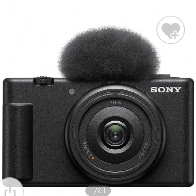 SONY(ソニー)のSONY　VLOGCAM ZV-1F　ブラック　新品 未使用品 スマホ/家電/カメラのカメラ(コンパクトデジタルカメラ)の商品写真