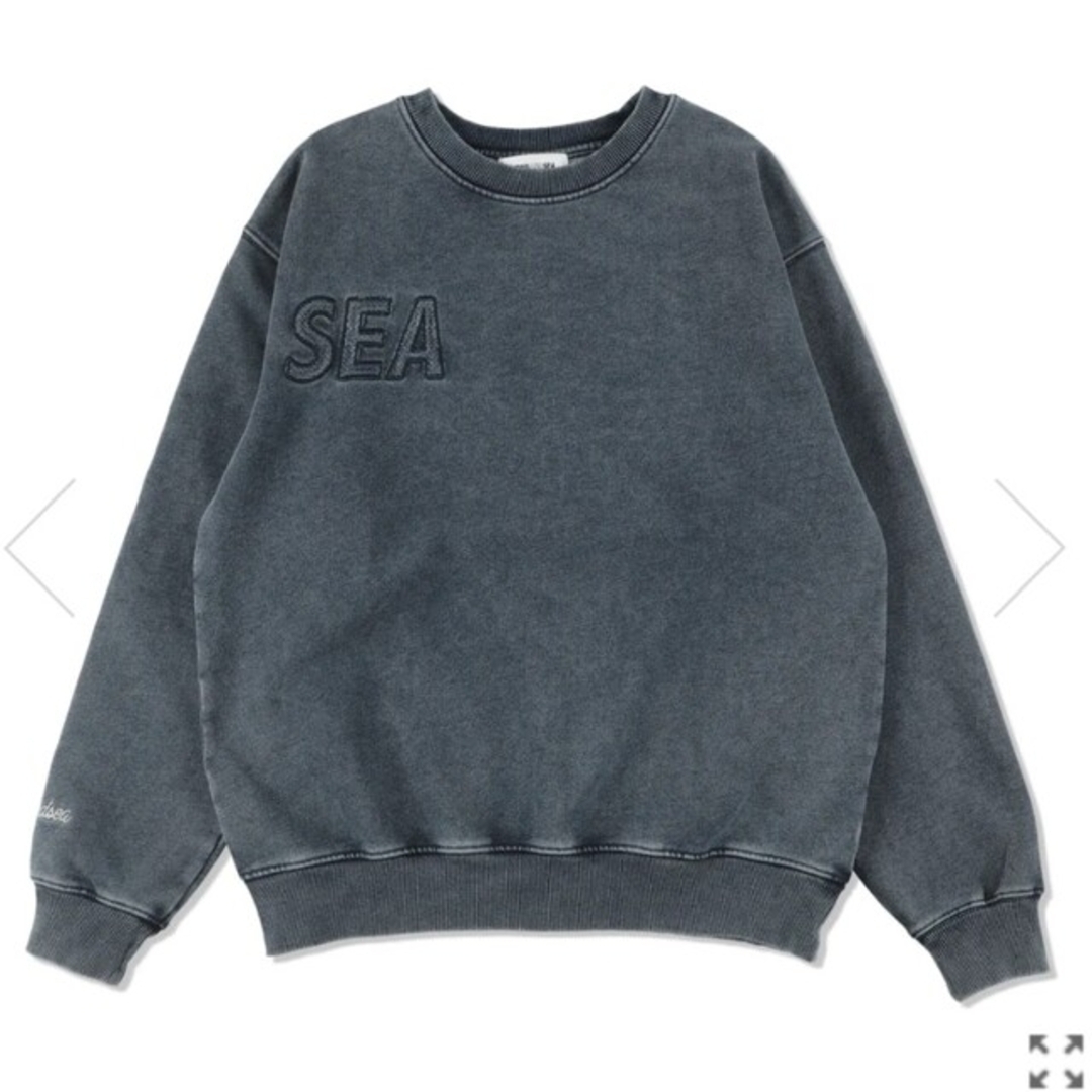 ワコワリアSEA (indigo) Crew Neck / INDIGO WASH★L