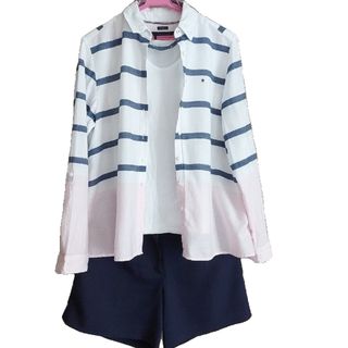 トミーヒルフィガー(TOMMY HILFIGER)の最終　M - L Tommy Hilfiger トミー ヒルフィガー シャツ(シャツ/ブラウス(長袖/七分))