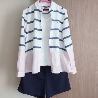 トミーヒルフィガー(TOMMY HILFIGER)の最終　M - L Tommy Hilfiger トミー ヒルフィガー シャツ(シャツ/ブラウス(長袖/七分))