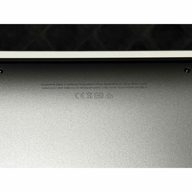 【極美品】MacBook Air M1 16GB 256GB スペースグレイ