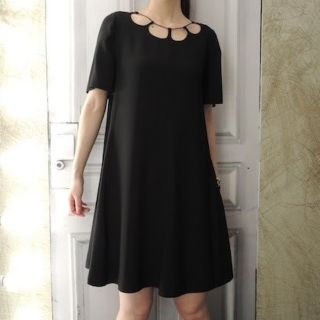 クロエ 結婚式 ワンピースの通販 39点 | Chloeのレディースを買うなら ... 試着のみ ◯ Chloe クロエ ◯ ペプラム ワンピース ◯ ブラック