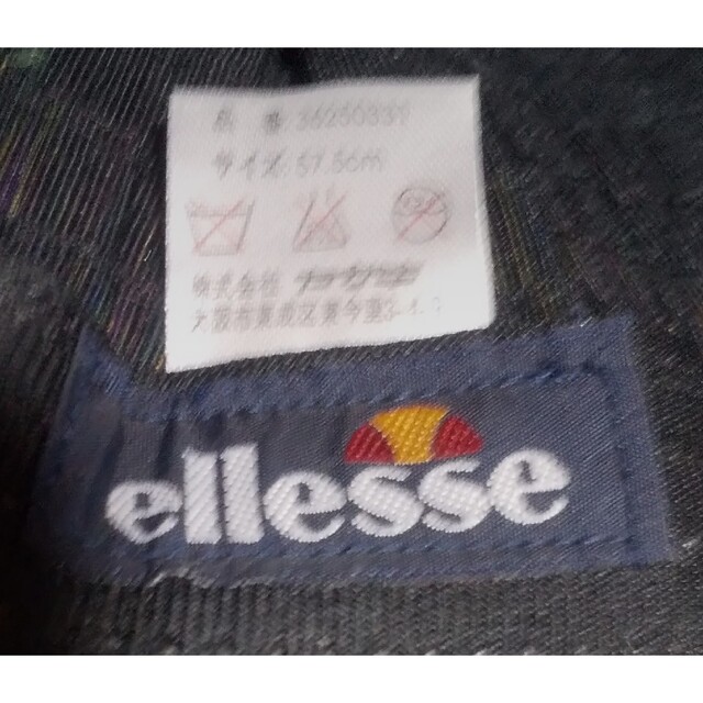 ellesse(エレッセ)の★ellesse  素敵な帽子★ブラック系★ レディースの帽子(ハット)の商品写真