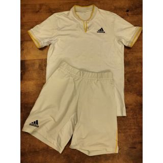 アディダス(adidas)のAdidas/アディダス　テニスウェア上下セット(白)(ウェア)