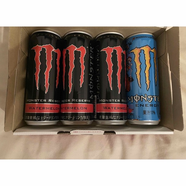 非売品】MonsterEnergy モンスターエナジー スイカ味 ３本 - 酒