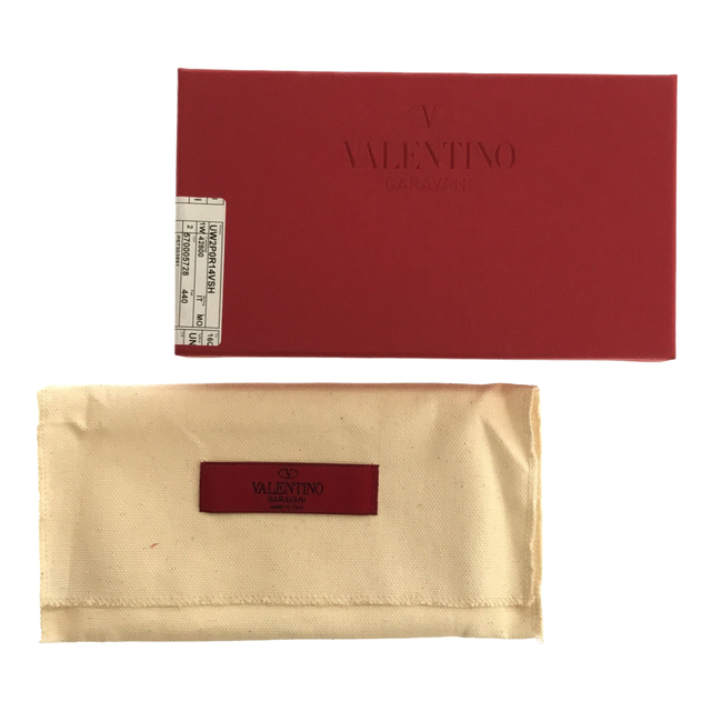 VALENTINO(ヴァレンティノ)のヴァレンチノガラバーニ ロックスタッズ 二つ折り財布 レディースのファッション小物(財布)の商品写真