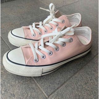 オールスター(ALL STAR（CONVERSE）)のCONVERSE コンバース スニーカー 23.5cm ピンク 【古着】(スニーカー)