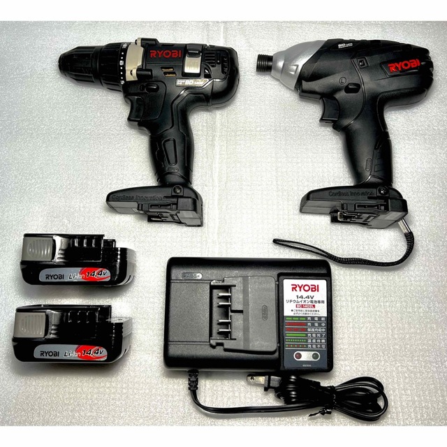 リョービ(RYOBI) 14.4V 充電式インパクト ドライバードリル - 工具
