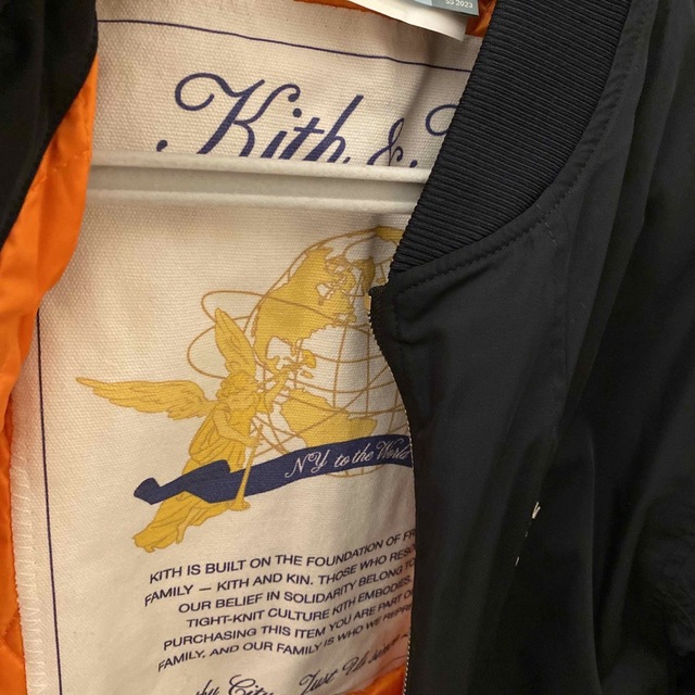 KITH(キス)のKith Dumont Flight Bomber Jacket - Black メンズのジャケット/アウター(フライトジャケット)の商品写真