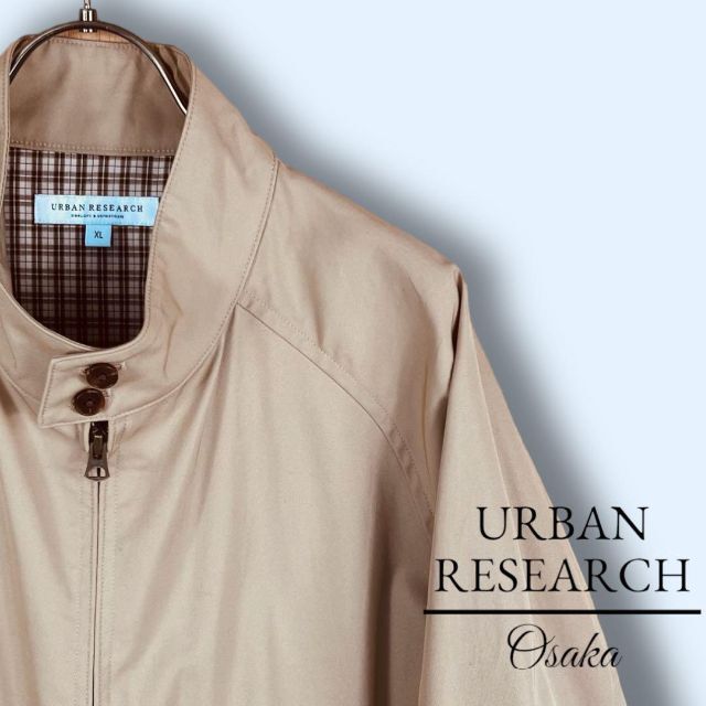 URBAN RESEARCH(アーバンリサーチ)の【アーバンリサーチ】スイングトップ ブルゾン ジャケット ブラウン 長袖 XL メンズのジャケット/アウター(ブルゾン)の商品写真