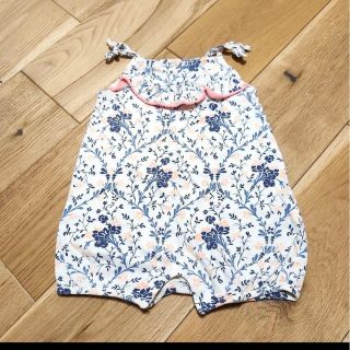 ベビーギャップ(babyGAP)のbaby GAP ベビーギャップ キャミソール ロンパース 90サイズ 花柄(ワンピース)