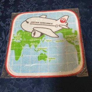 ジャル(ニホンコウクウ)(JAL(日本航空))の《新品・未開封》《JAL 日本航空》《レア❤️》ハンドタオル♪(航空機)