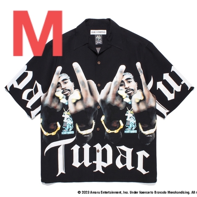 23ss WACKO MARIA 2PAC / HAWAIIAN SHIRT m