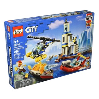 レゴ(Lego)のLEGO CITY 60308 ビーチポリスと消防隊(知育玩具)