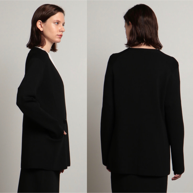 theory luxe 22SS ノーカラー ニットジャケット 新品