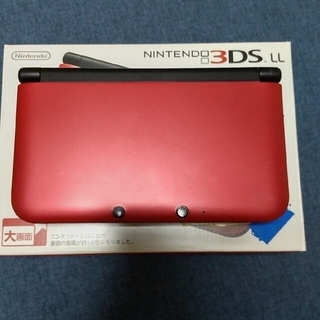 ニンテンドー3DS(ニンテンドー3DS)のNintendo 3DS  LL 本体 レッド/ブラック(携帯用ゲーム機本体)