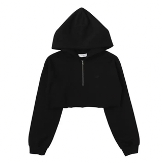 アリシアスタン(ALEXIA STAM)のACLENT Front zip cropped hoodie(パーカー)
