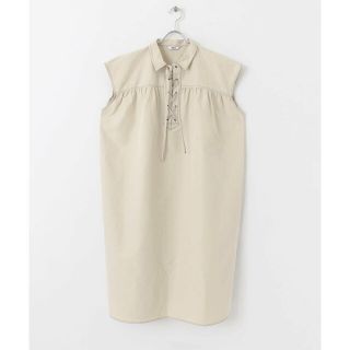 アーバンリサーチロッソ(URBAN RESEARCH ROSSO)の【BEIGE】ELY LACEUP A-LINE ONEPIECE(ロングワンピース/マキシワンピース)