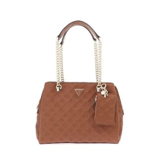 ゲス(GUESS)の【ブラウン(COG)】GUESS ハンドバッグ (W)LA FEMME Shoulder Satchel(ショルダーバッグ)