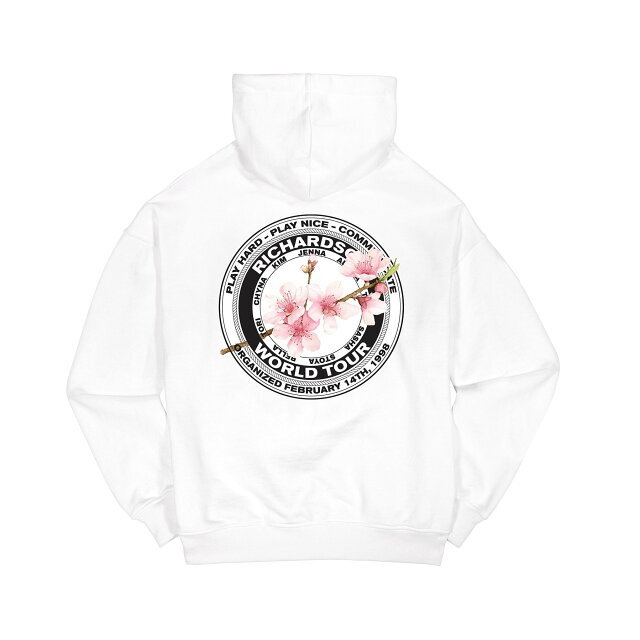 【ホワイト（10）】Richardson Cherry Blossom Teamster Hoodie