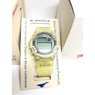 ジーショック(G-SHOCK)の未使用品G-SHOCK '98 第7回国際イルカ・クジラ会議　記念オフィシャル品(腕時計(デジタル))