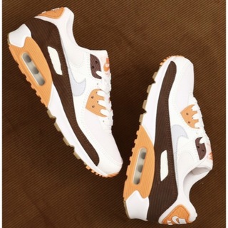 【NIKE】AIR MAX 90 SE ホワイト×ブラウン　コーデュロイ