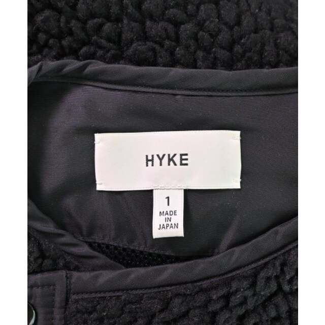 HYKE(ハイク)のHYKE ハイク コート 1(S位) 黒 【古着】【中古】 レディースのジャケット/アウター(その他)の商品写真