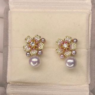 極上品 エジソンパールピアス 大粒 無調色 天然石 18k | ofa.sg