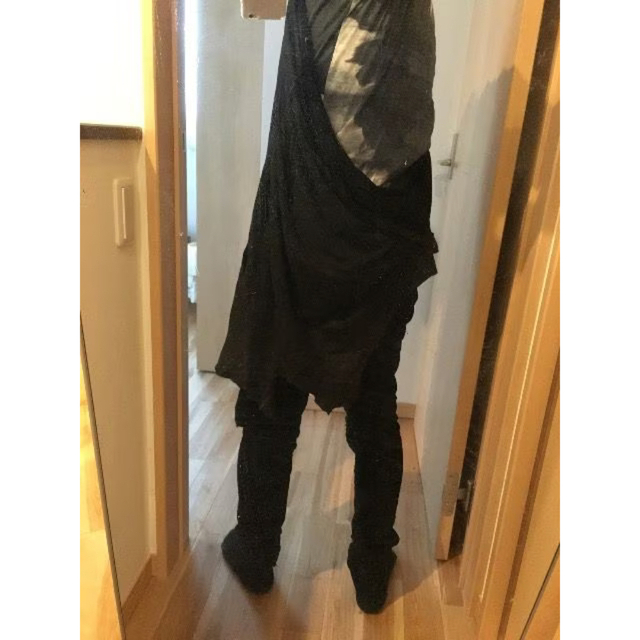 hyde着用 ifsixwasnine 変型レザーroseベスト ジレ-