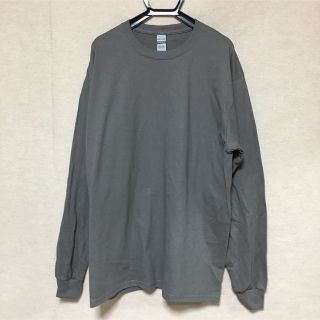 ギルタン(GILDAN)の新品 GILDAN ギルダン 長袖ロンT チャコールグレー L(Tシャツ/カットソー(七分/長袖))